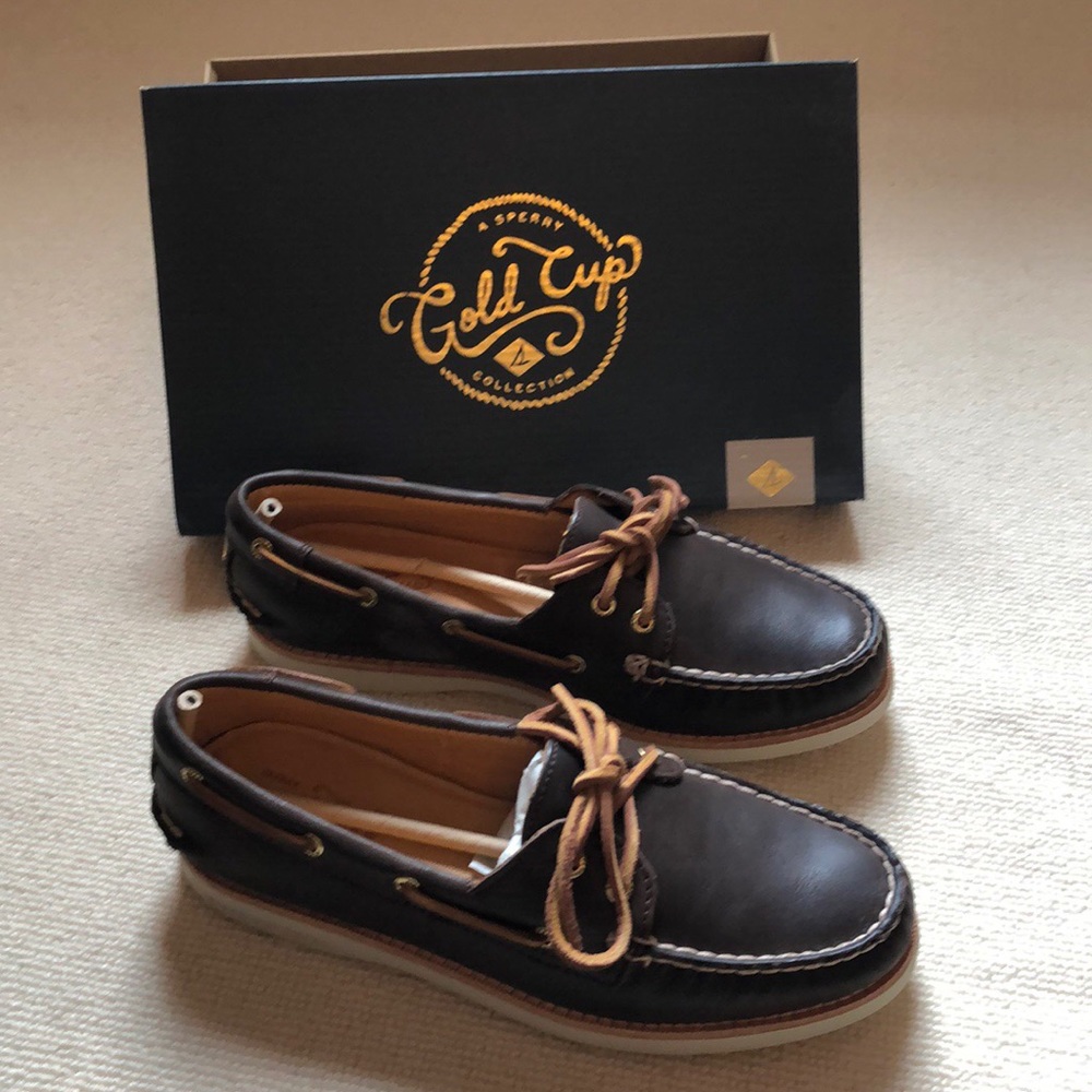 Sperry A/O Gold Cup Boat Shoes NWT